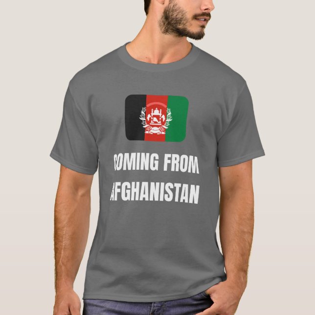 Camiseta Vindo do Afeganistão (Frente)