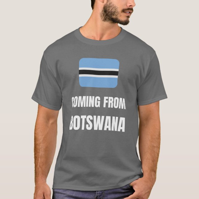 Camiseta Vindo do Botsuana (Frente)