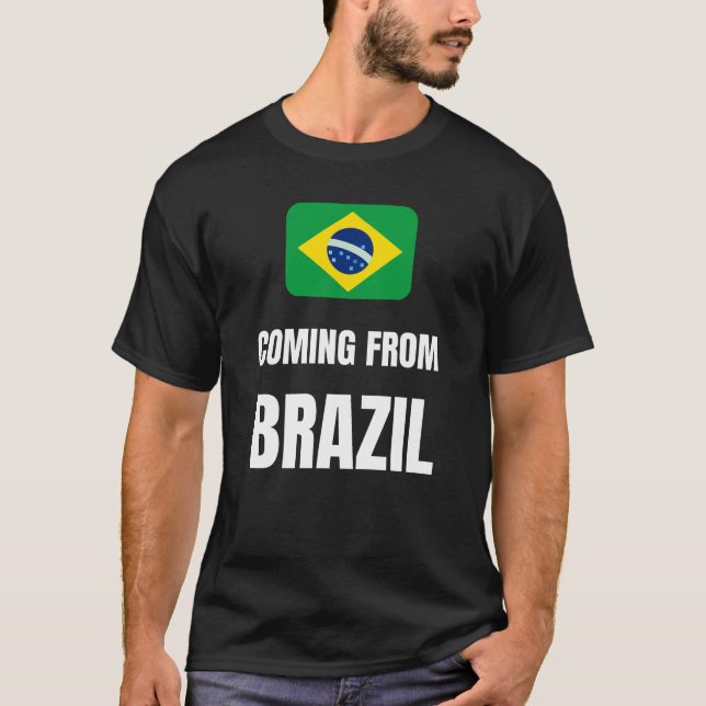 Camiseta Vindo do Brasil (Frente)