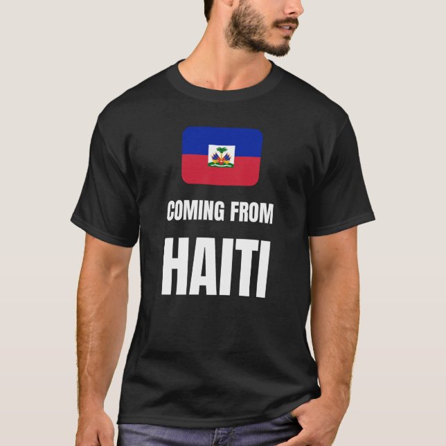 Camiseta Vindo do Haiti (Frente)
