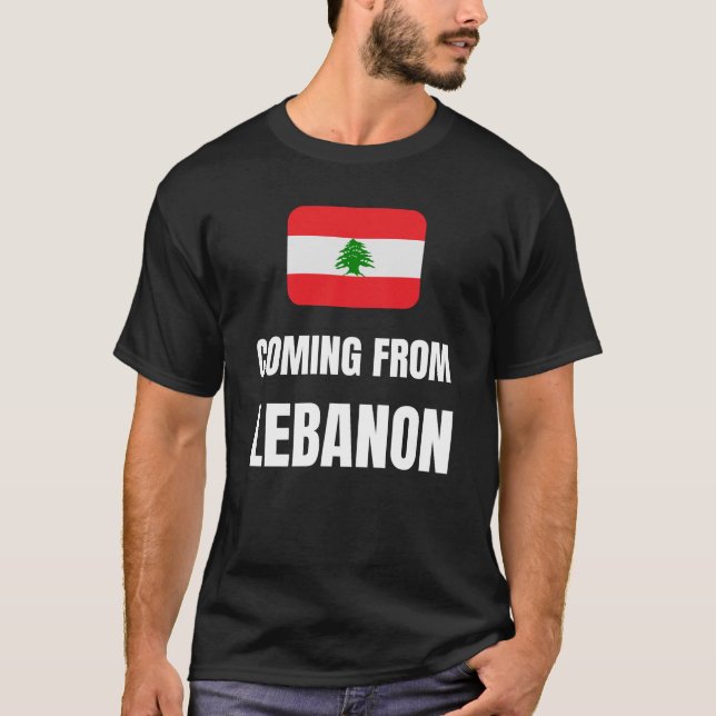 Camiseta Vindo do Líbano (Frente)