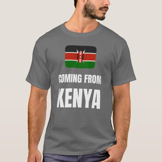 Camiseta Vindo do Quênia (Frente)