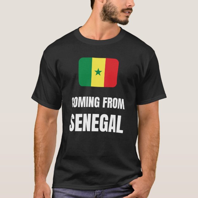 Camiseta Vindo do Senegal (Frente)
