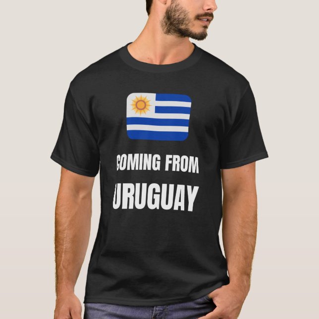 Camiseta Vindo do Uruguai (Frente)
