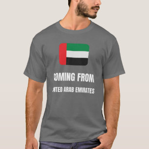 Camiseta Vindo dos Emirados Árabes Unidos
