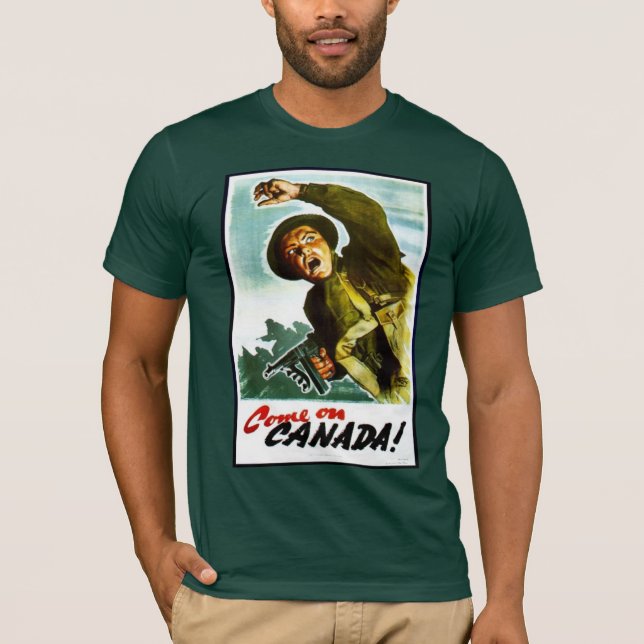 Camiseta Vindo em Canadá! (Frente)