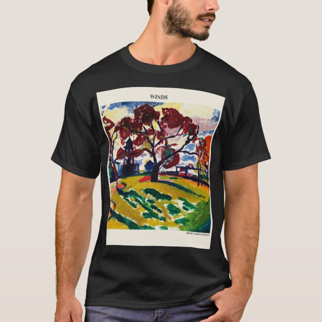 Camiseta VINDOS por HENRY LYMAN SAYEN, Abstrato (Frente)