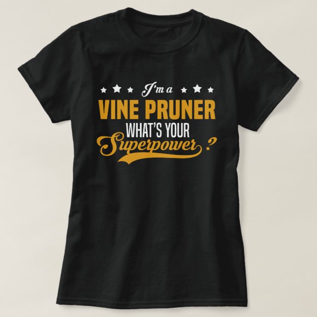 Camiseta Vine Pruner (Frente do Design)