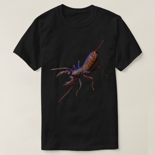 Camiseta Vinegaroon Thelyphonida Whip Scorpion (Frente do Design)