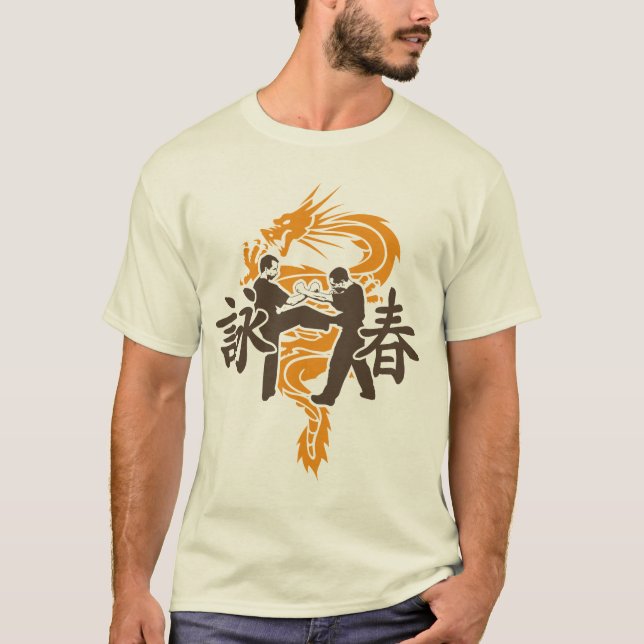 Camiseta Ving Tsun Fight Scene Dragon (Frente)