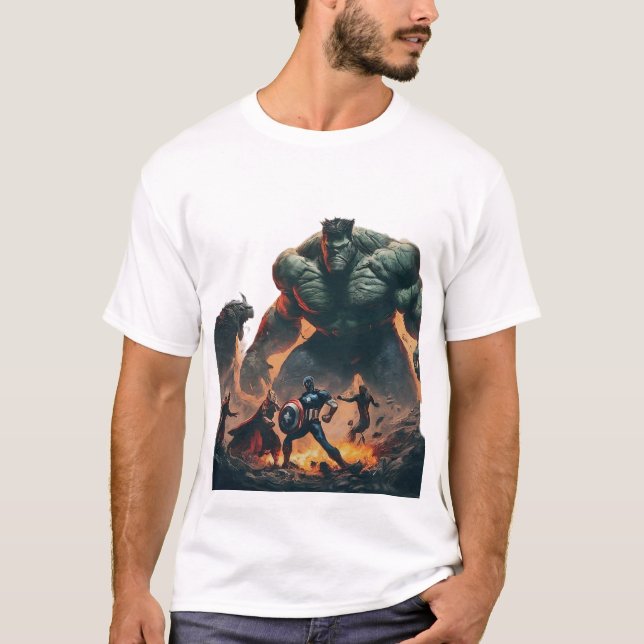 Camiseta Vingadores (Frente)