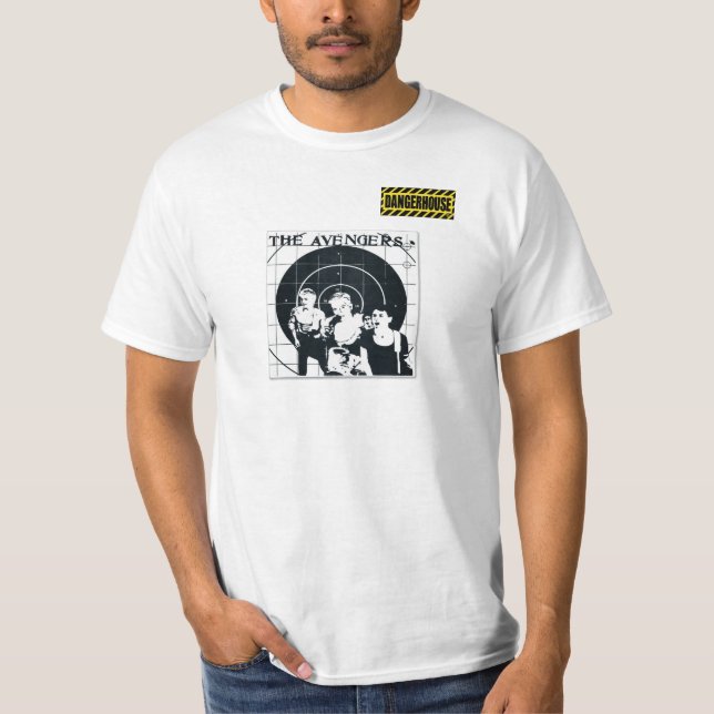 Camiseta Vingadores do t-shirt nós somos o um BRANCO de (Frente)