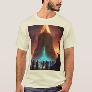 Camiseta Vingadores vs Necromâncias no Cemitério Assombrado