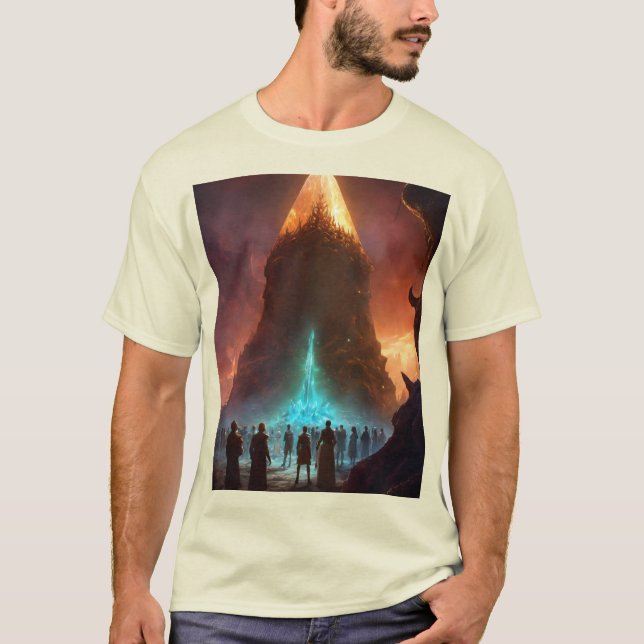 Camiseta Vingadores vs Necromâncias no Cemitério Assombrado (Frente)