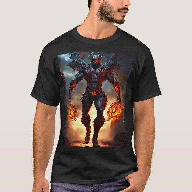 Camiseta "Vingadores vs. Necromantes: Lash em Necropoli (Frente)