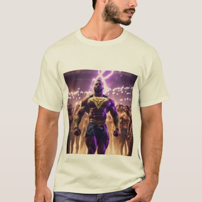 Camiseta : Vingadores vs. Robôs - Tee Showdown do Laboratór (Frente)