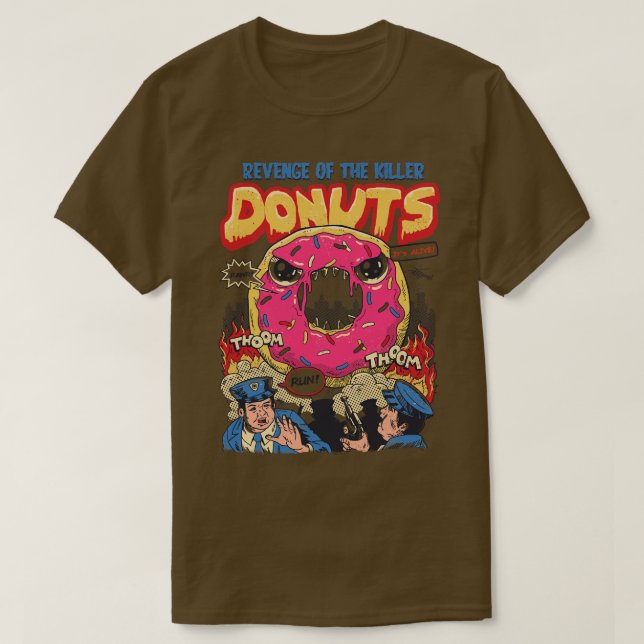Camiseta Vingança das Rosquinhas da Killer (Frente do Design)