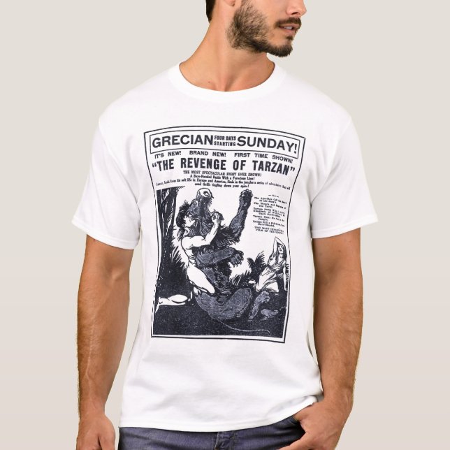 Camiseta "Vingança do t-shirt 1920 do anúncio do filme do (Frente)