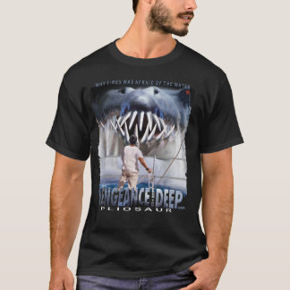 Camiseta Vingança - Pliosaur - do t-shirt preto profundo