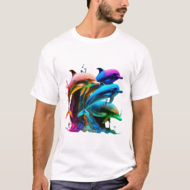 Camiseta Vinheta Colorida Admirável