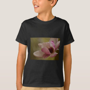 Camiseta Vinheta de Bloqueio de Sonhos Rosa Suave