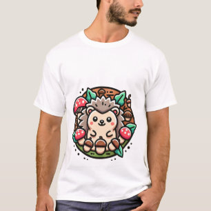 Camiseta Vinheta de Cogumelos e Cogumelos - Natureza Whimsé