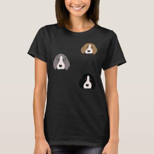 Camiseta Vinheta De Embalagem De Cachorros De Retriever Par
