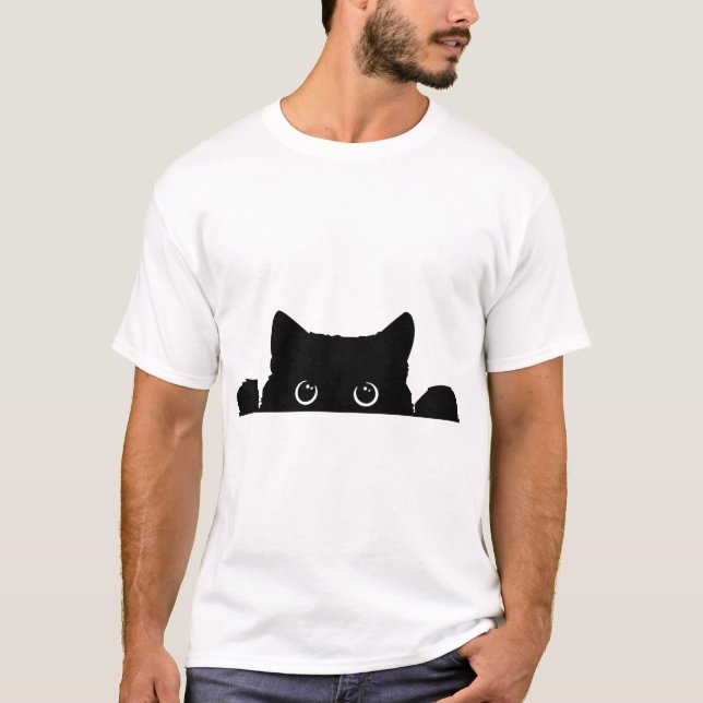 Camiseta Vinheta de Gato de Pequim (Frente)