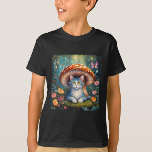 Camiseta Vinheta de Gato Luz Super Bonita