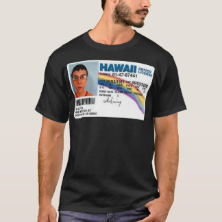 Camiseta Vinheta de ID de Falso Mclovin