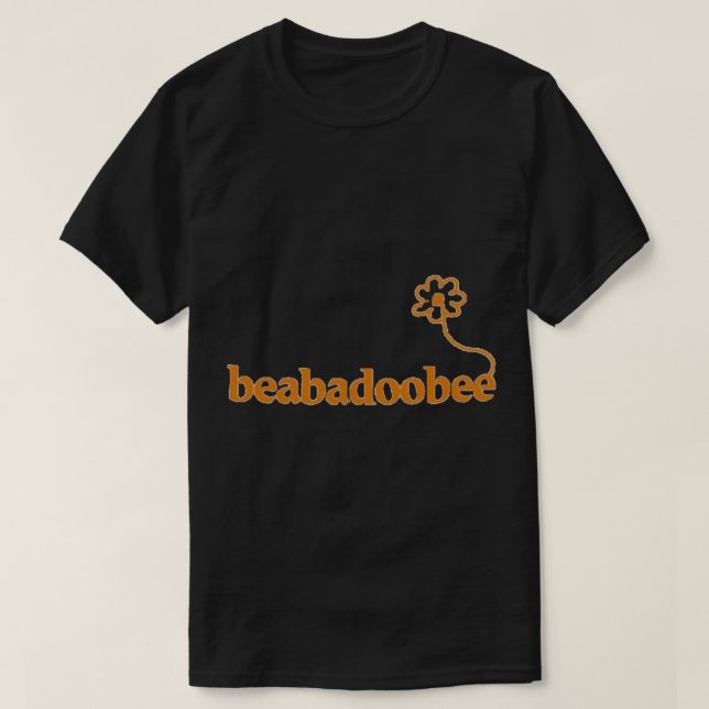 Camiseta vinheta do logotipo beabadoobee (Frente do Design)