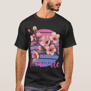 Camiseta Vinheta Flor de Pêssego do Estado Delaware 1