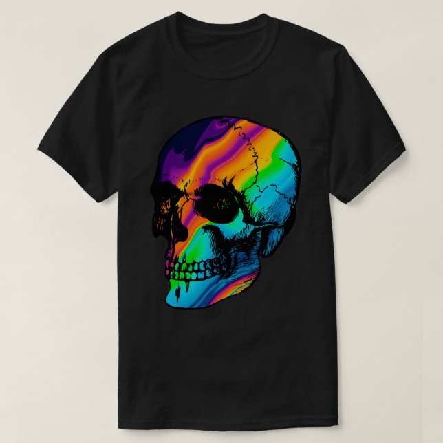 Camiseta Vinheta Holográfica Skull.png (Frente do Design)