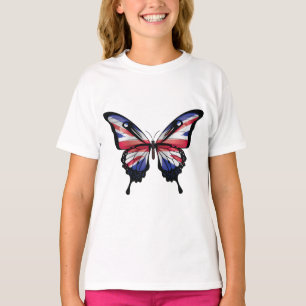 Camiseta Vinheta Indicadora da Borboleta