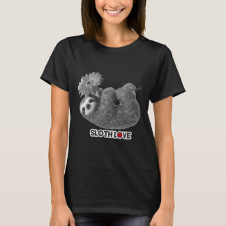 Camiseta Vinheta Lama De Amor E Daisy Flower