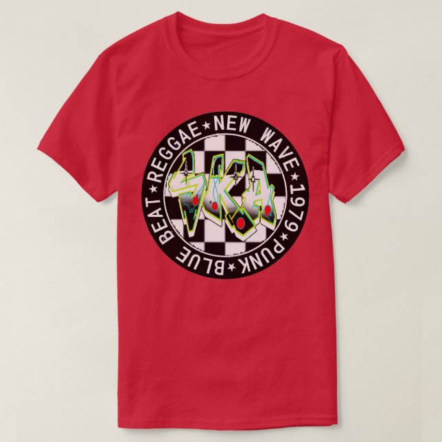 Camiseta Vinheta reggae Ska (Frente do Design)