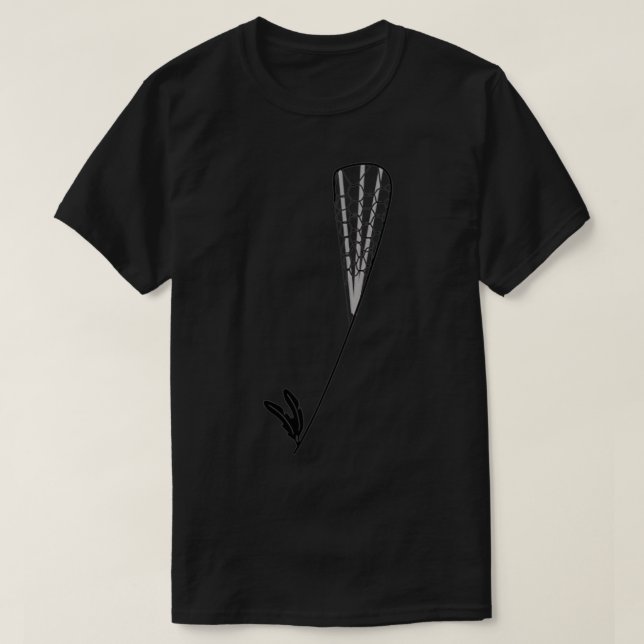 Camiseta Vinheta Tradicional de Lacrosse (Frente do Design)