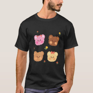 Camiseta Vinhetas de Urso Cortado