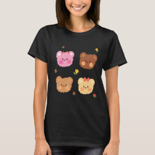Camiseta Vinhetas de Urso Cortado