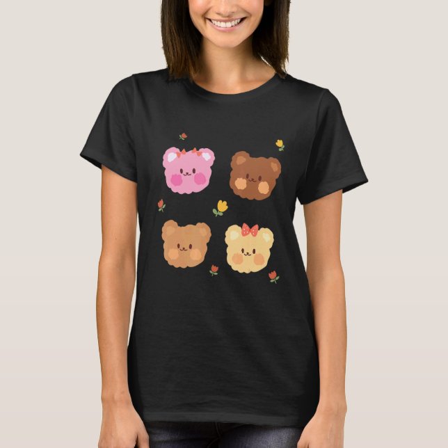 Camiseta Vinhetas de Urso Cortado (Frente)