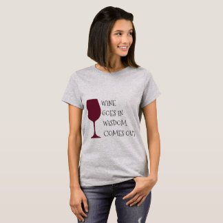 CAMISETA VINHO