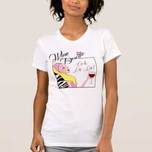 Camiseta "Vinho abaixo" DIVA