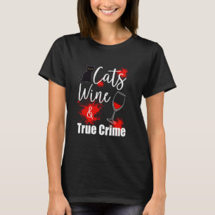 Camiseta Vinho Amante de Gato True Crime