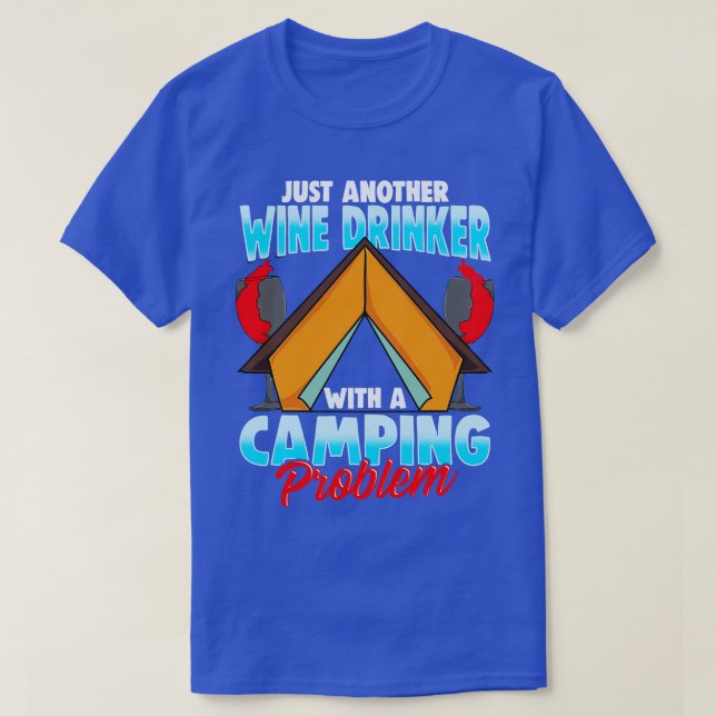 Camiseta Vinho Bebê Campanha Problema com Acampamento Acamp (Frente do Design)
