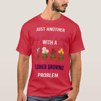 Camiseta Vinho Bebê Flor Cultivando Flores Jardinagem