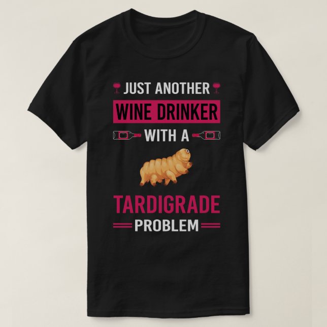 Camiseta Vinho Bebê Tardigrado Tardigrada Tardigrada Wat (Frente do Design)