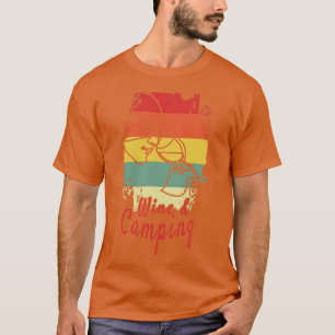 Camiseta Vinho Bebendo de acampamento 2