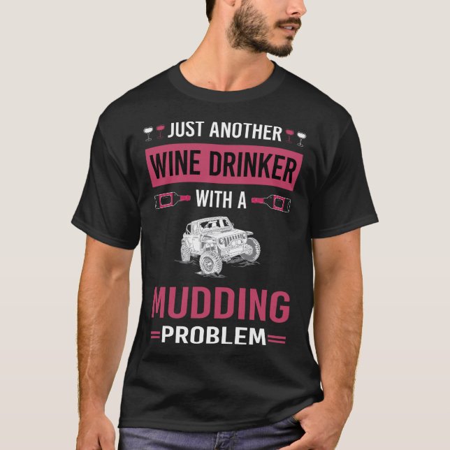 Camiseta Vinho Bebendo Lama de Lama (Frente)