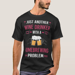 Camiseta Vinho Beer Home Breer Brewer Brewer Brewer