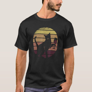 Camiseta Vinho Colhendo Vinho Tinto Gato 1